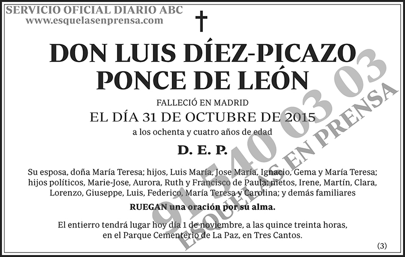 Luis Díez-Picazo Ponce de León